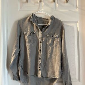 🎉3/$20!! Universal Thread Gray Button Down Shirt